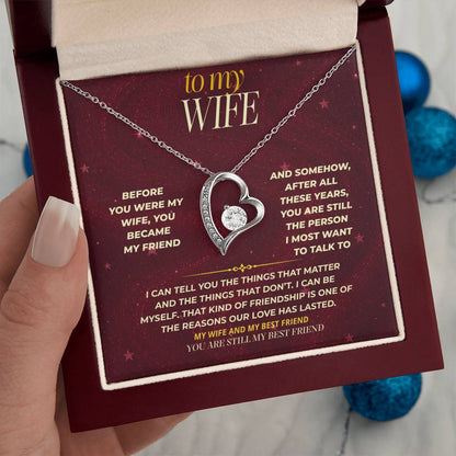 S174 - You Are Still My Best Friend – Forever Love Necklace From Husband