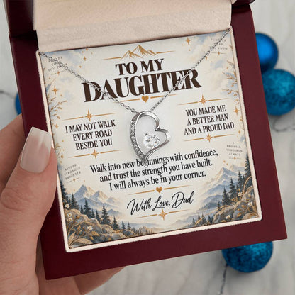 C249 - The Greatest Gift Life Gave Me Was The Chance To Love You As Your Dad - Forever Love Necklace