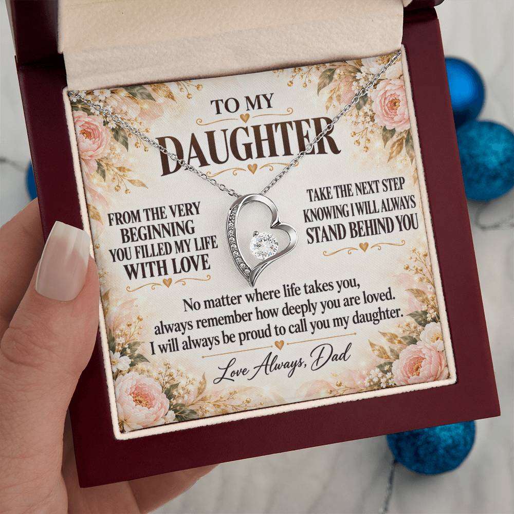 C256 - From The Very Beginning You Filled My Life With Love Pride And Joy - Forever Love Necklace
