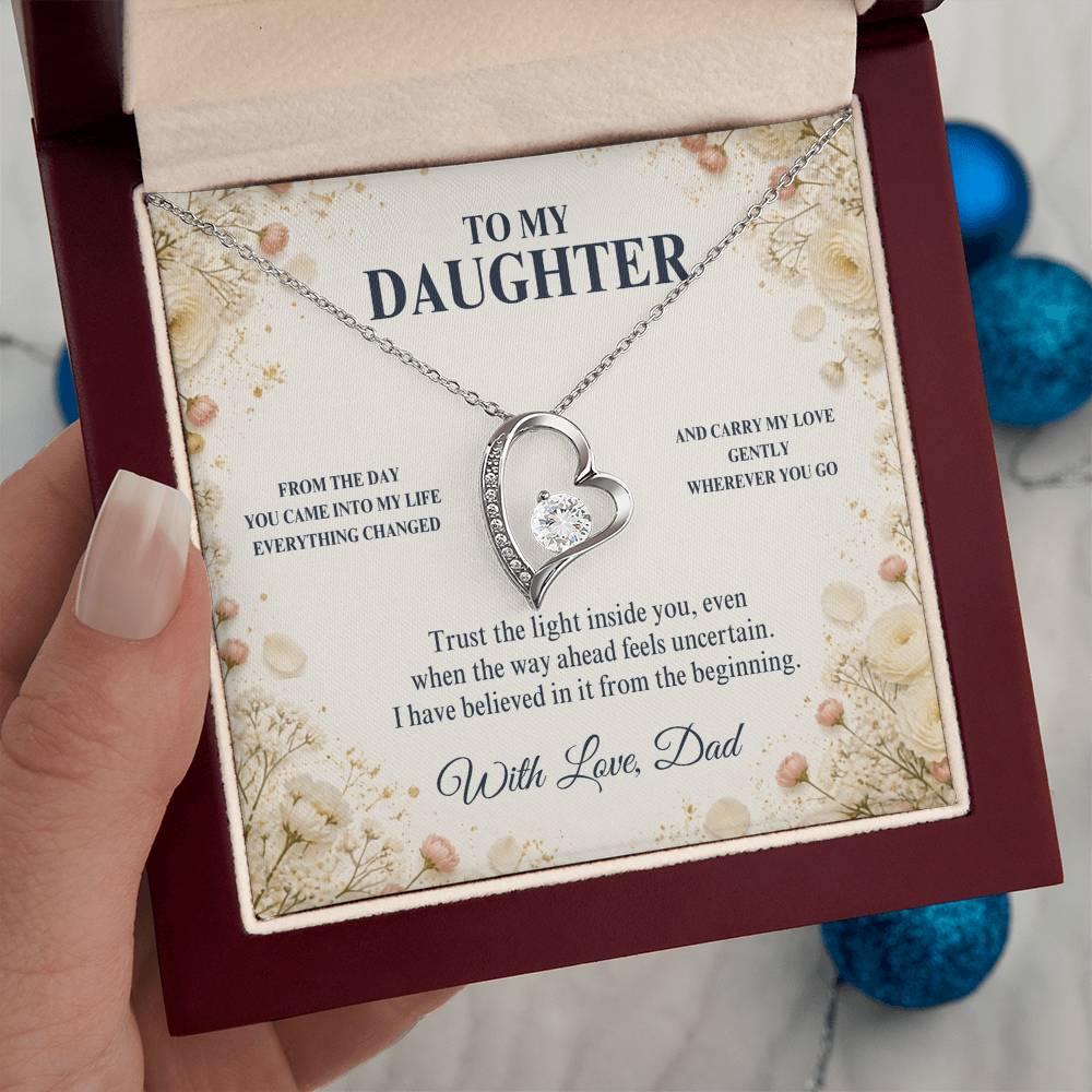 C65 - Never Doubt How Much Joy You Brought Into My Life From The Day You Arrived - Forever Love Necklace