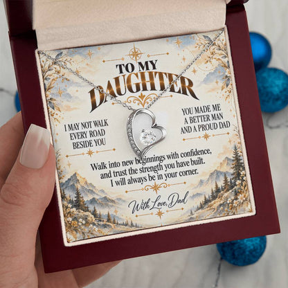 C449 - The Greatest Gift Life Gave Me Was The Chance To Love You As Your Dad - Forever Love Necklace