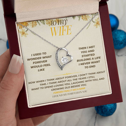 S122 - I Found My Forever In You – Forever Love Necklace From Husband