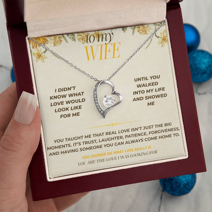 S126 - You Are The Love I Was Looking For – Forever Love Necklace From Husband