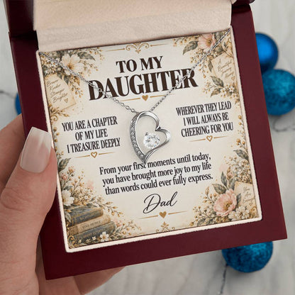 C212 - You Are The Beautiful Chapter Of My Life I Will Always Read With Pride - Forever Love Necklace