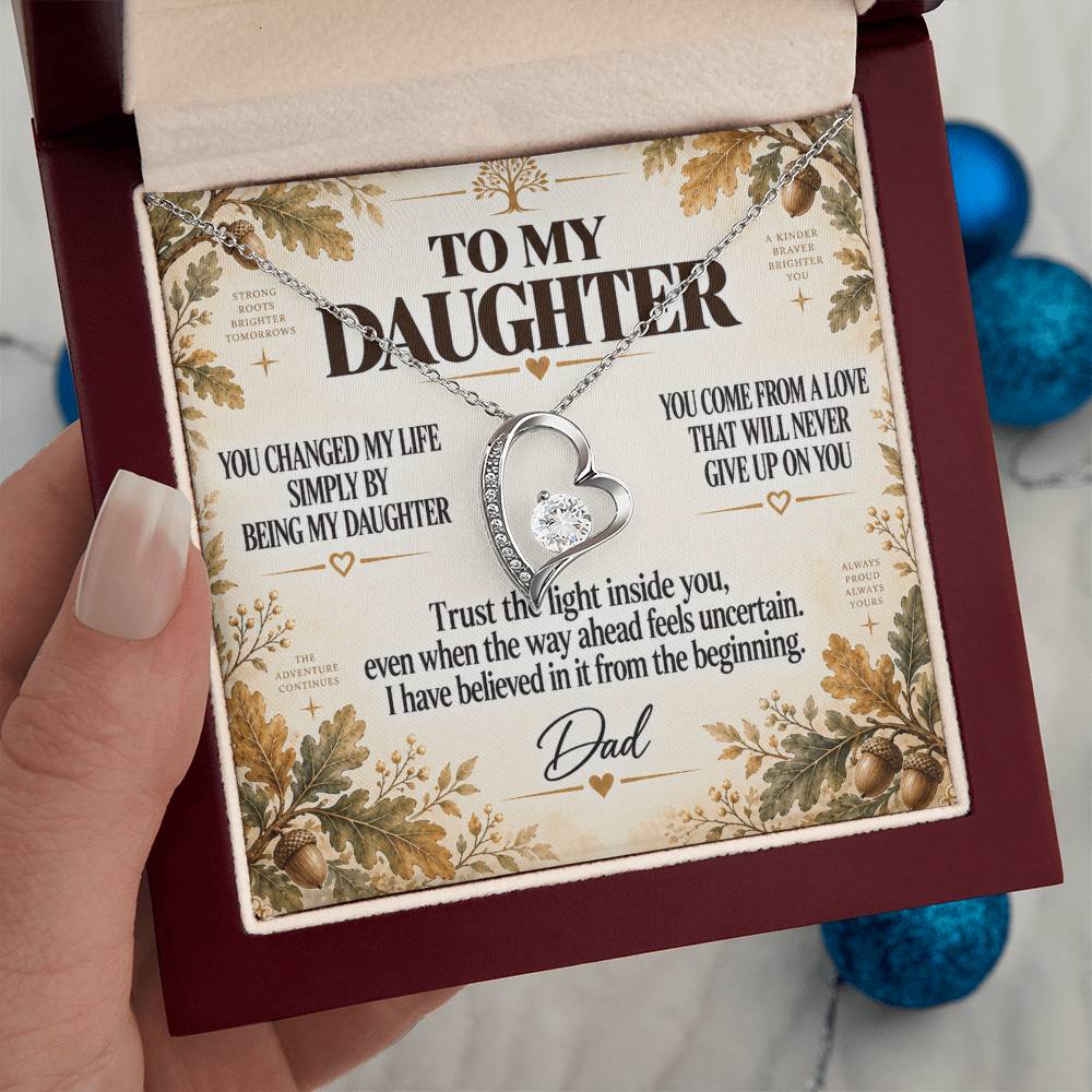 C220 - You Made Me A Better Man Simply By Giving Me The Honor Of Being Your Dad - Forever Love Necklace