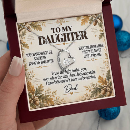 C220 - You Made Me A Better Man Simply By Giving Me The Honor Of Being Your Dad - Forever Love Necklace