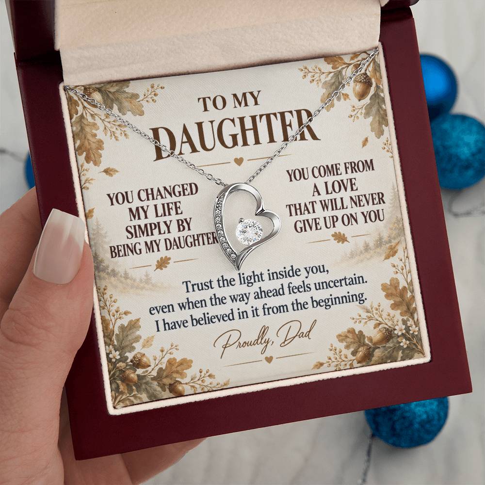 C270 - You Made Me A Better Man Simply By Giving Me The Honor Of Being Your Dad - Forever Love Necklace