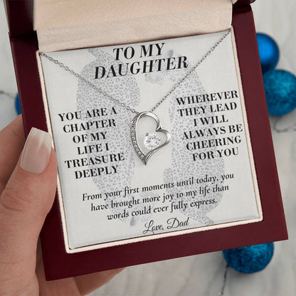 C187 - You Do Not Have To Be Perfect To Make Me Proud You Only Have To Be Yourself - Forever Love Necklace