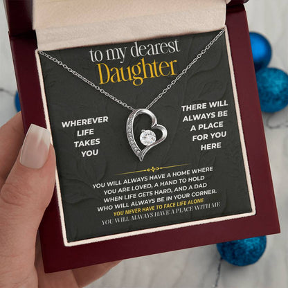 S203 - You Will Always Have A Place With Me – Forever Love Necklace From Dad