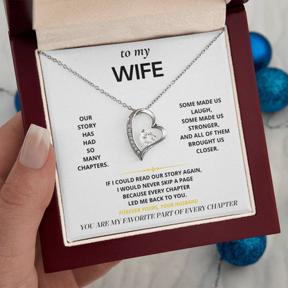 S23 - Every Chapter With You – Forever Love Necklace From Husband