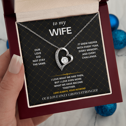 S37 - A Love That Grew Stronger – Forever Love Necklace From Husband