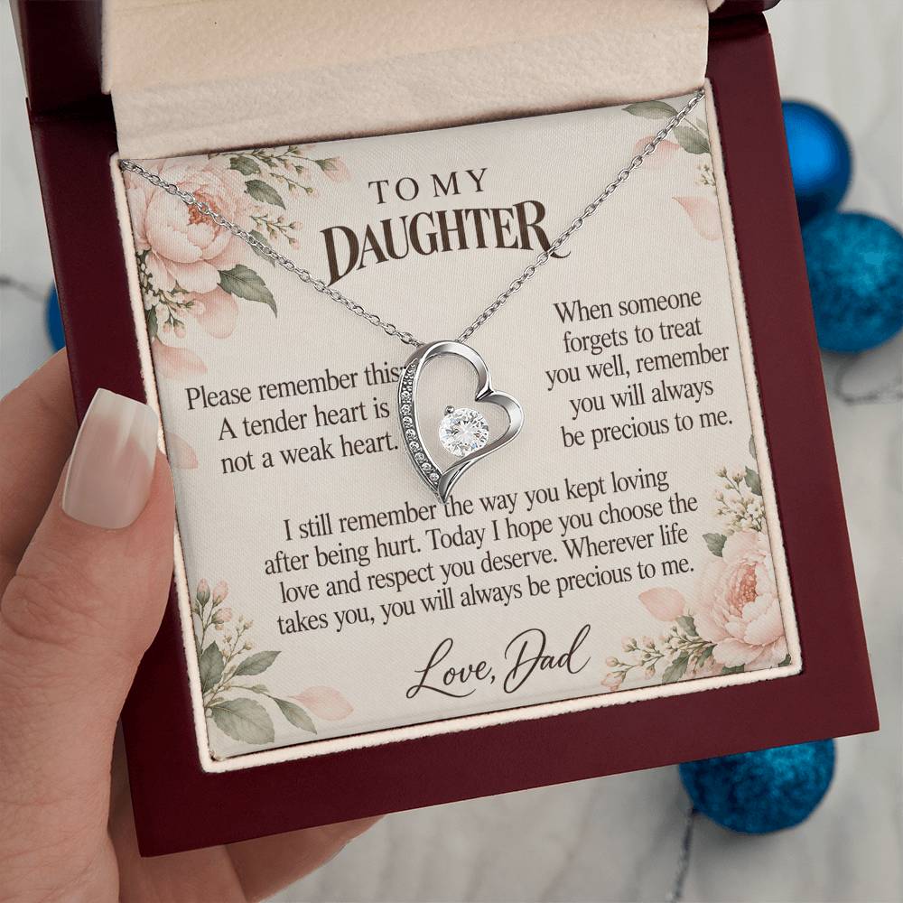 C616 - After The Heartbreak And Quiet Words For Your Hardest Days - Forever Love Necklace