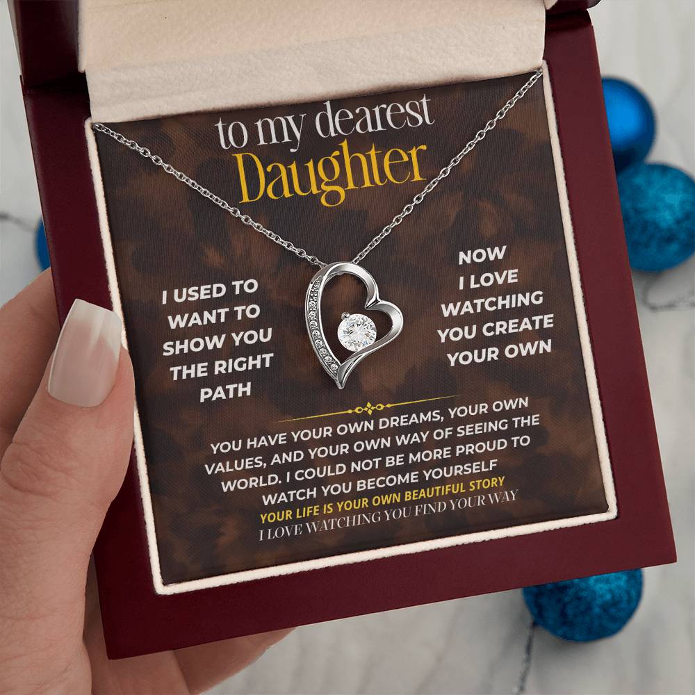 S259 - I Love Watching You Find Your Own Way – Forever Love Necklace From Dad