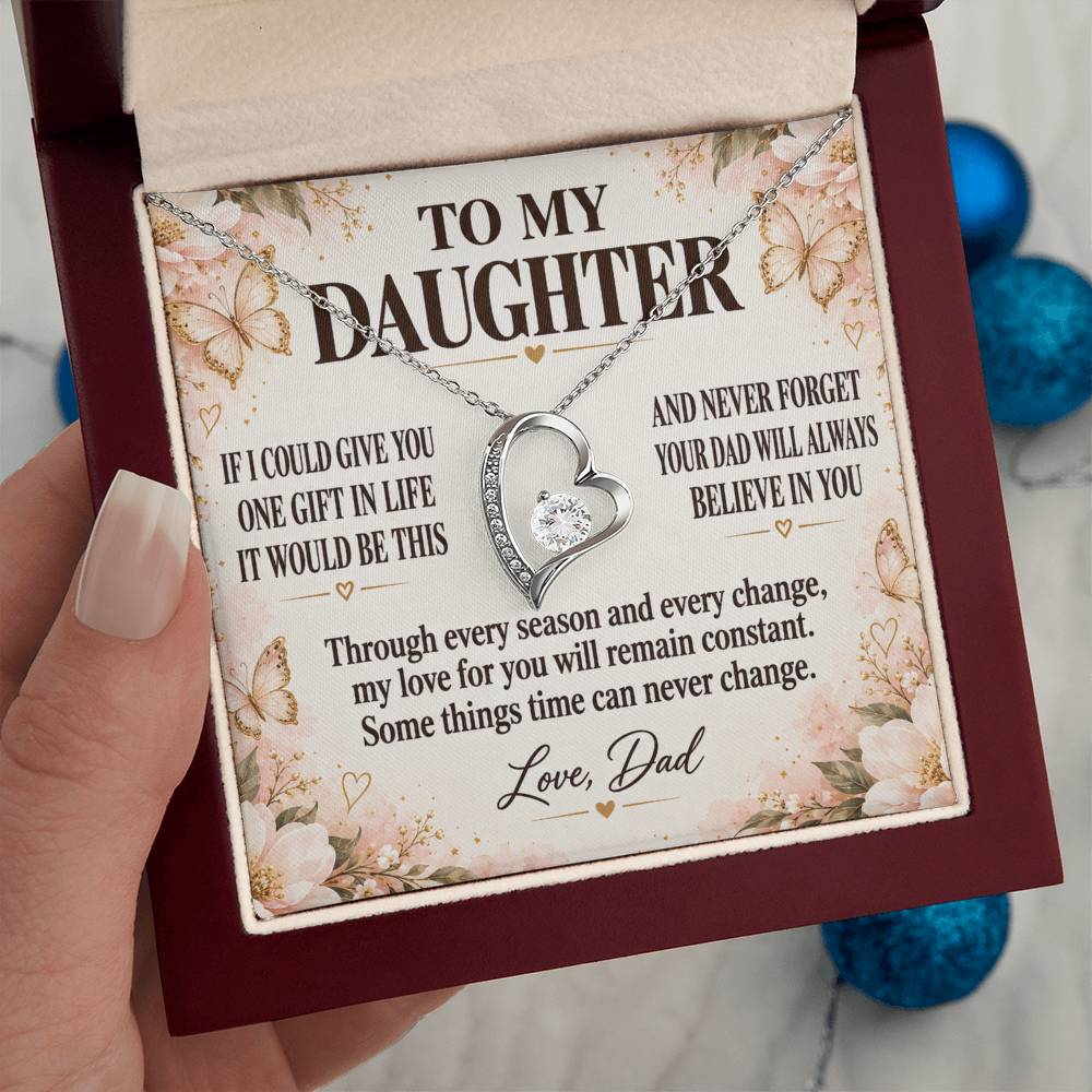C203 - If I Could Give You One Gift It Would Be To See Yourself Through My Eyes - Forever Love Necklace