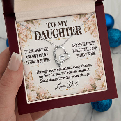 C203 - If I Could Give You One Gift It Would Be To See Yourself Through My Eyes - Forever Love Necklace