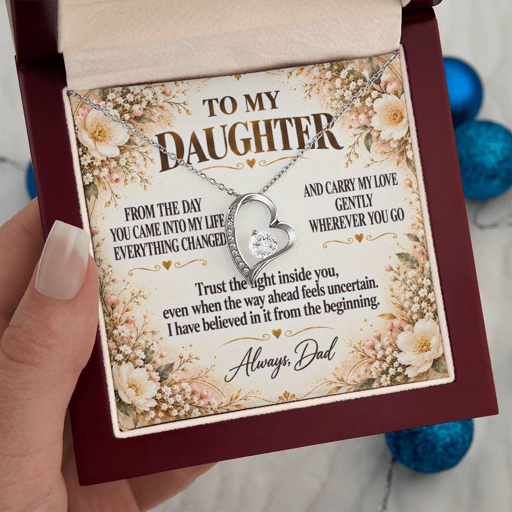 C290 - If You Ever Forget How Special You Are Remember Dad Has Never Forgotten For A Single Day - Forever Love Necklace