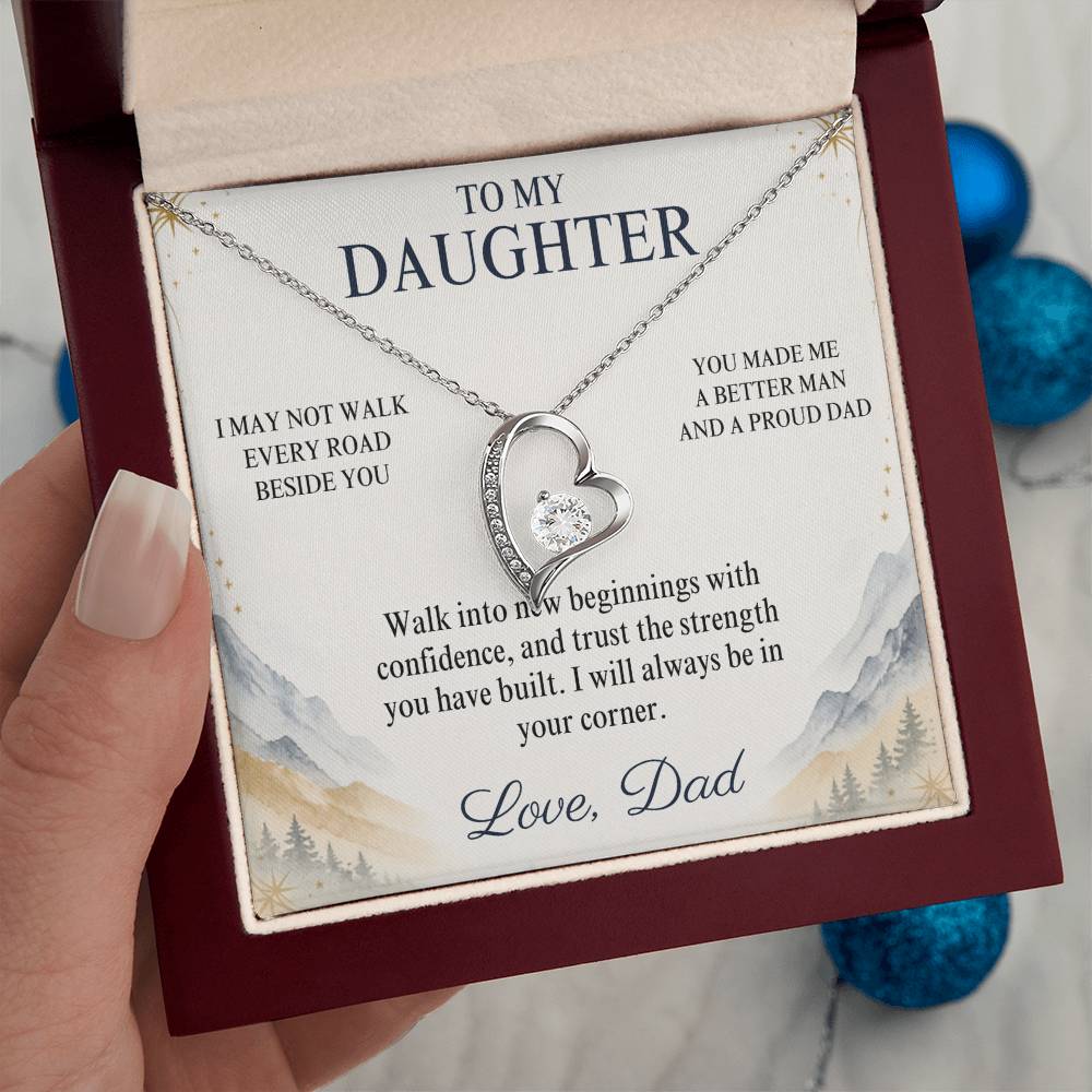 C99 - The Greatest Gift Life Gave Me Was The Chance To Love You As Your Dad - Forever Love Necklace