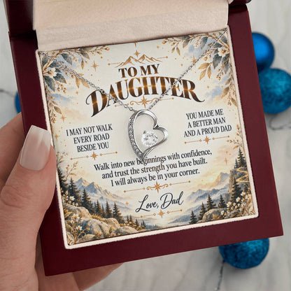 C499 - The Greatest Gift Life Gave Me Was The Chance To Love You As Your Dad - Forever Love Necklace