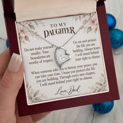 C662 - Permission To Say No And A Promise To Carry Into New Chapters - Forever Love Necklace