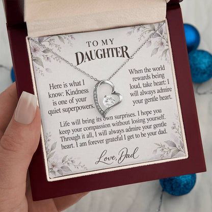 C660 - Your Kindness Changes Rooms And The Words I Hope You Always Remember - Forever Love Necklace