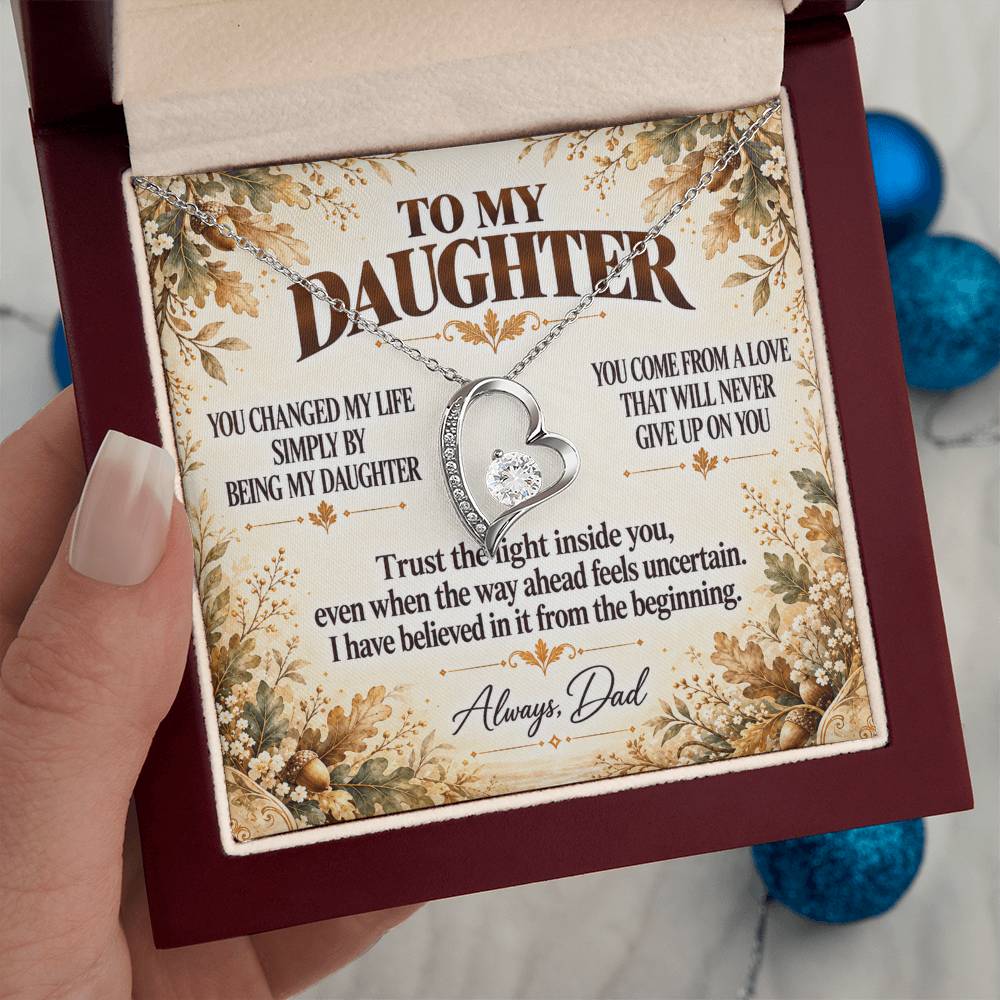 C370 - You Made Me A Better Man Simply By Giving Me The Honor Of Being Your Dad - Forever Love Necklace