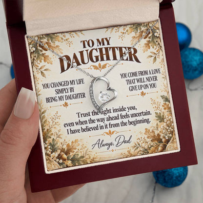 C370 - You Made Me A Better Man Simply By Giving Me The Honor Of Being Your Dad - Forever Love Necklace