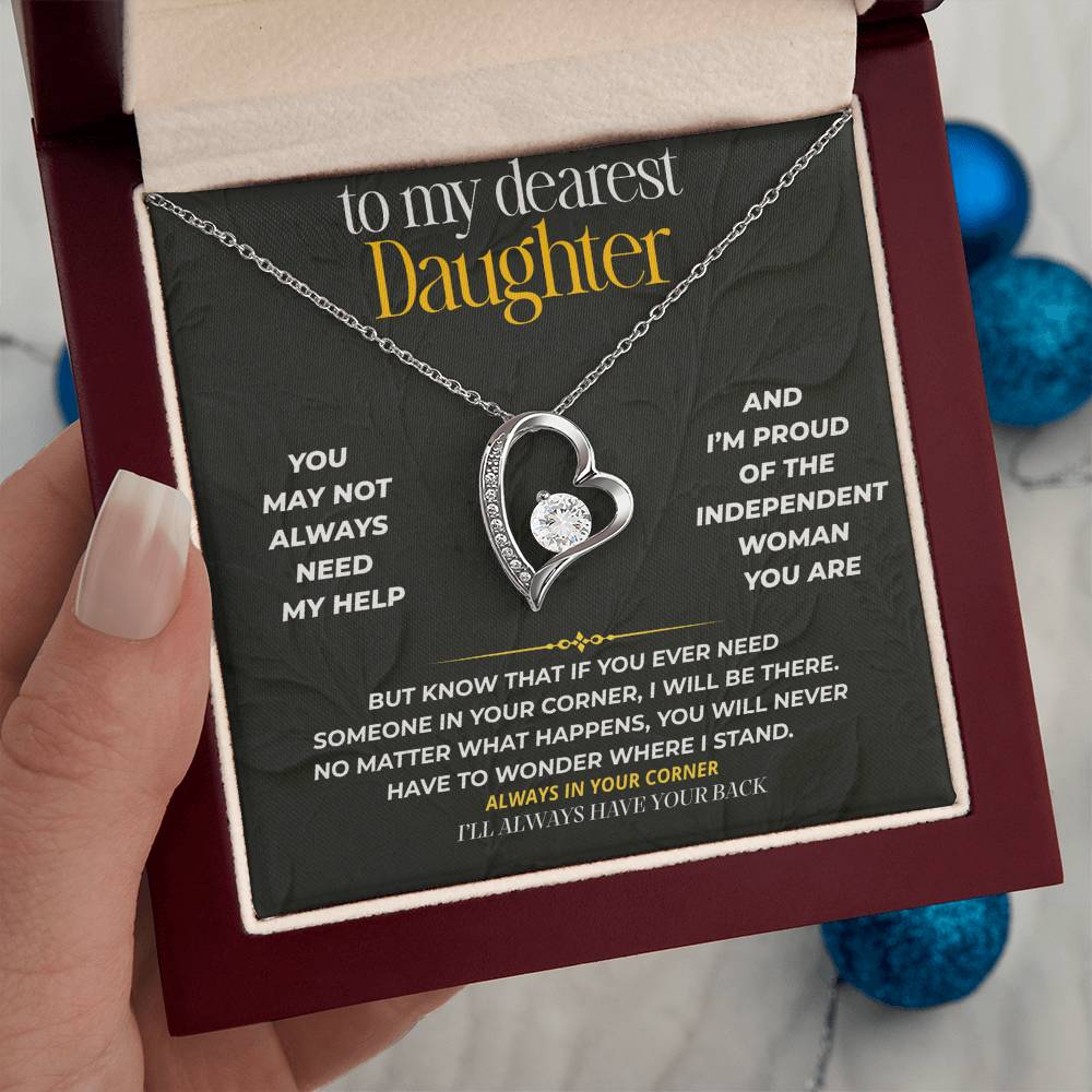 S216 - I’ll Always Have Your Back – Forever Love Necklace From Dad