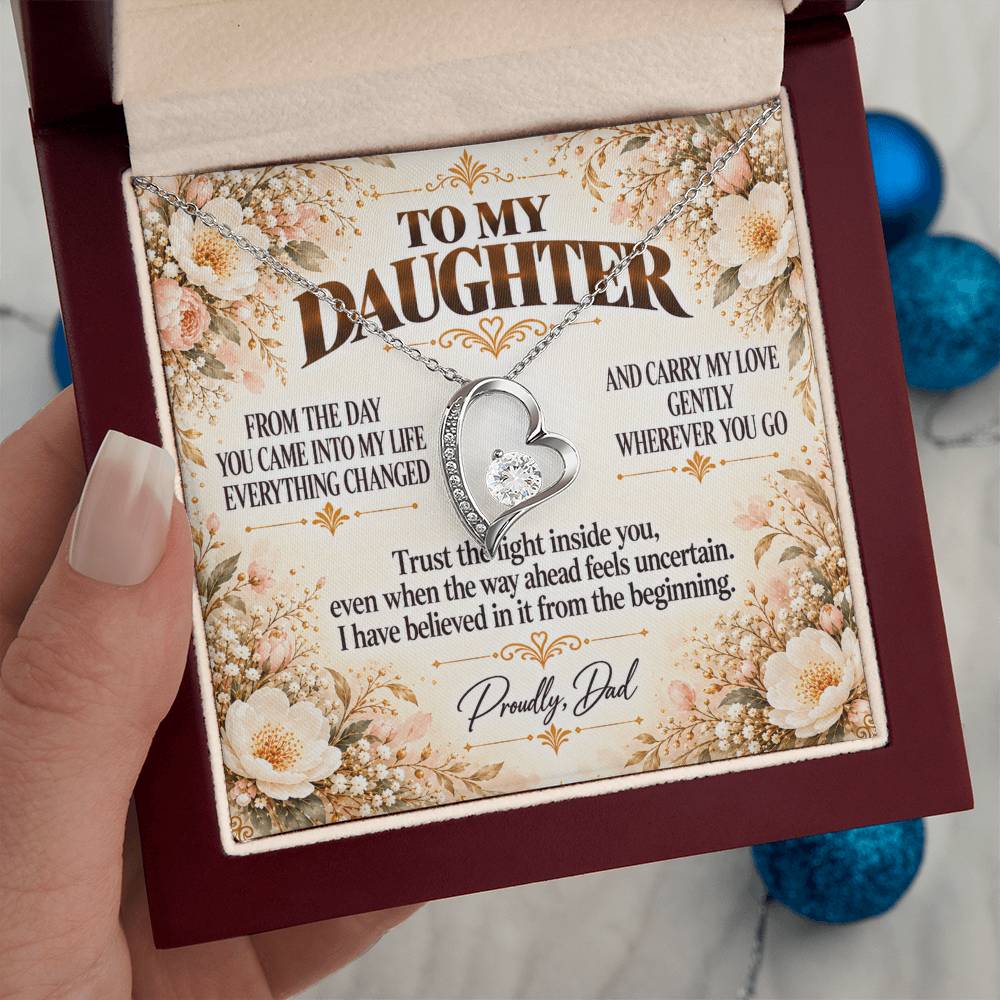 C390 - If You Ever Forget How Special You Are Remember Dad Has Never Forgotten For A Single Day - Forever Love Necklace