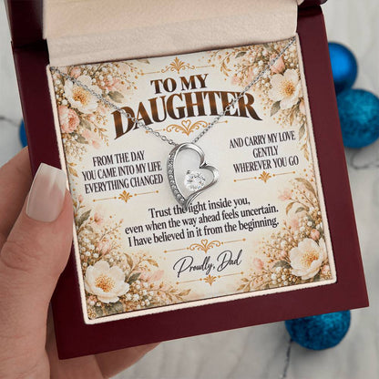 C390 - If You Ever Forget How Special You Are Remember Dad Has Never Forgotten For A Single Day - Forever Love Necklace