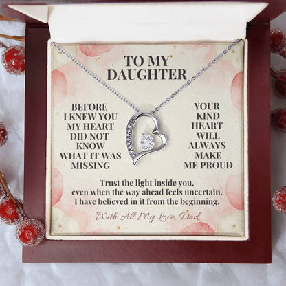 C125 - You Are A Dream I Never Knew My Heart Was Waiting To Love So Deeply - Forever Love Necklace