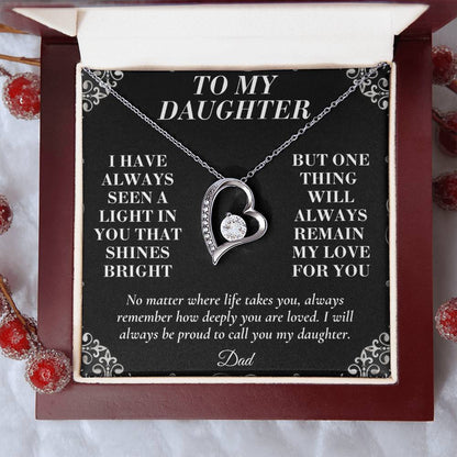 C196 - When Life Asks You To Be Strong Remember You Have Always Been Stronger Than You Know - Forever Love Necklace