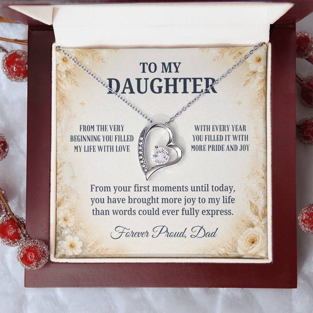 C6 - From The Very Beginning You Filled My Life With Love Pride And Joy - Forever Love Necklace