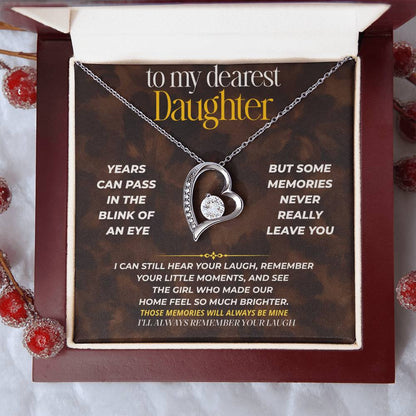 S257 - I’ll Always Remember The Sound Of Your Laugh – Forever Love Necklace From Dad