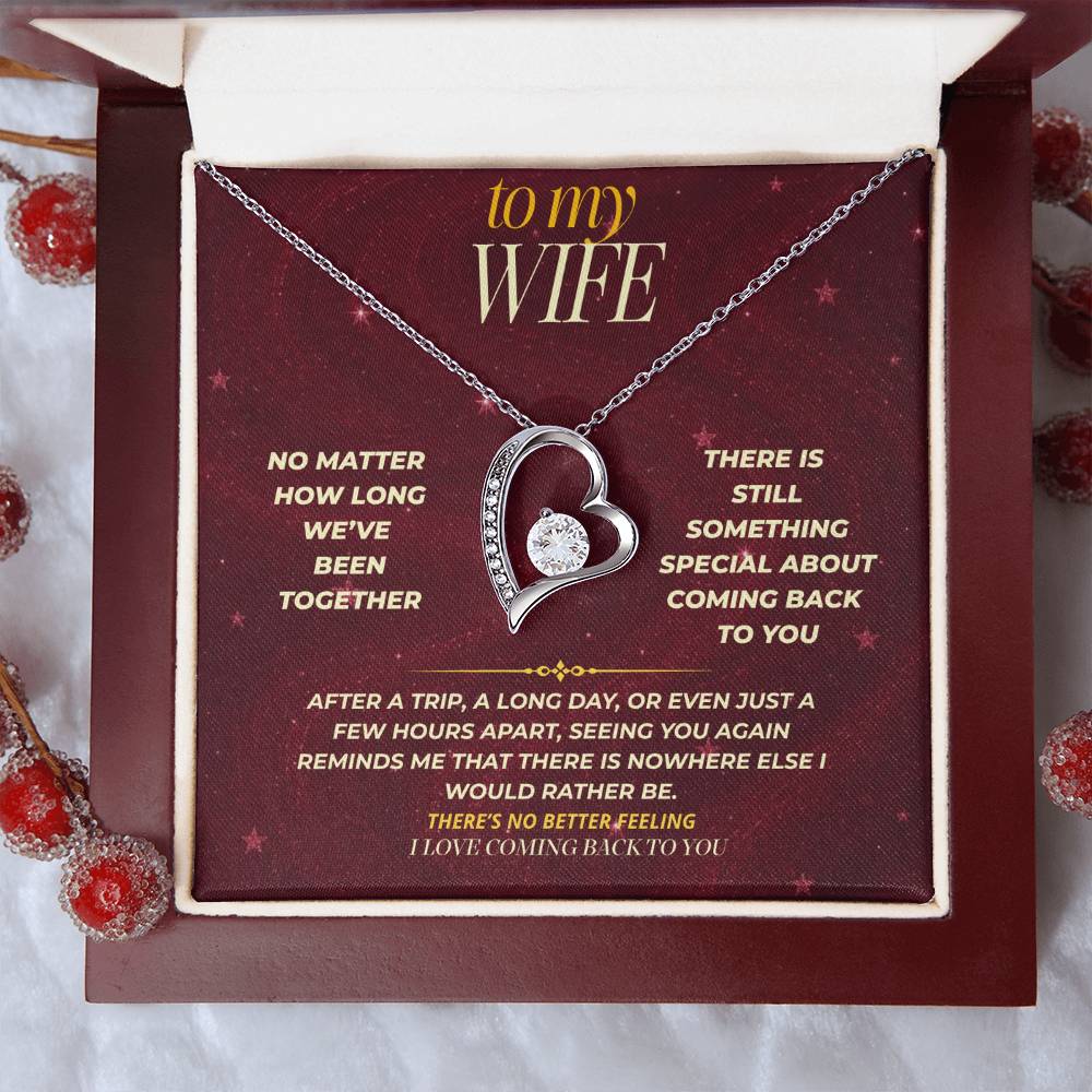 S175 - I Love Coming Back To You – Forever Love Necklace From Husband