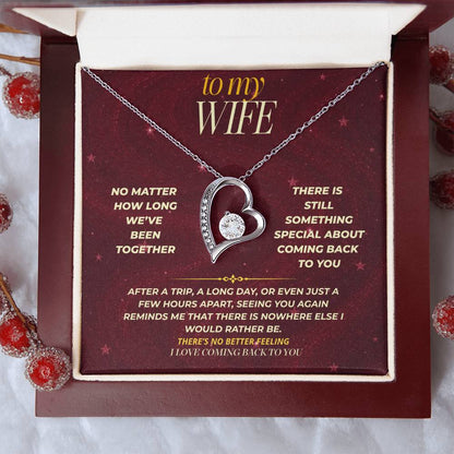 S175 - I Love Coming Back To You – Forever Love Necklace From Husband