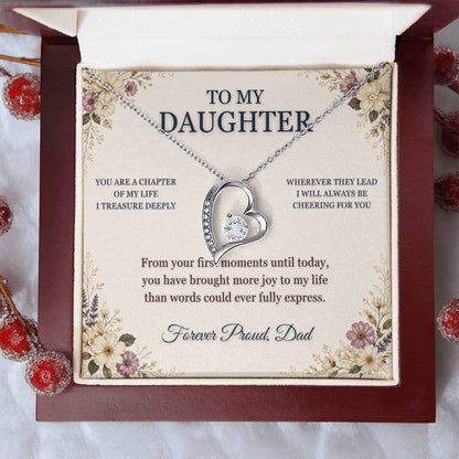 C87 - You Do Not Have To Be Perfect To Make Me Proud You Only Have To Be Yourself - Forever Love Necklace