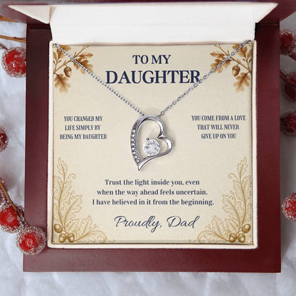 C70 - You Made Me A Better Man Simply By Giving Me The Honor Of Being Your Dad - Forever Love Necklace