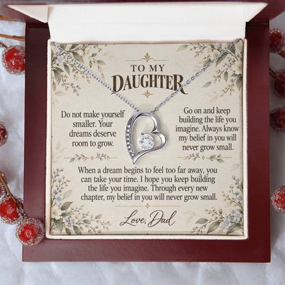 C512 - The Girl With Big Dreams And A Promise To Carry Into New Chapters - Forever Love Necklace