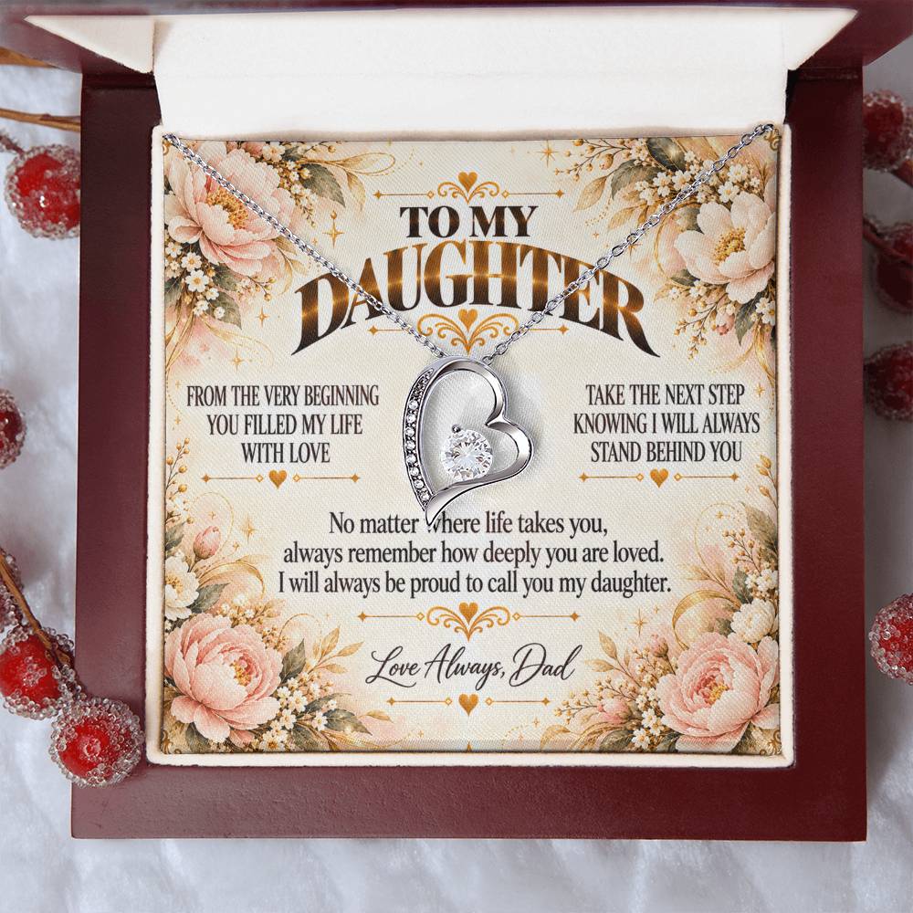 C456 - From The Very Beginning You Filled My Life With Love Pride And Joy - Forever Love Necklace