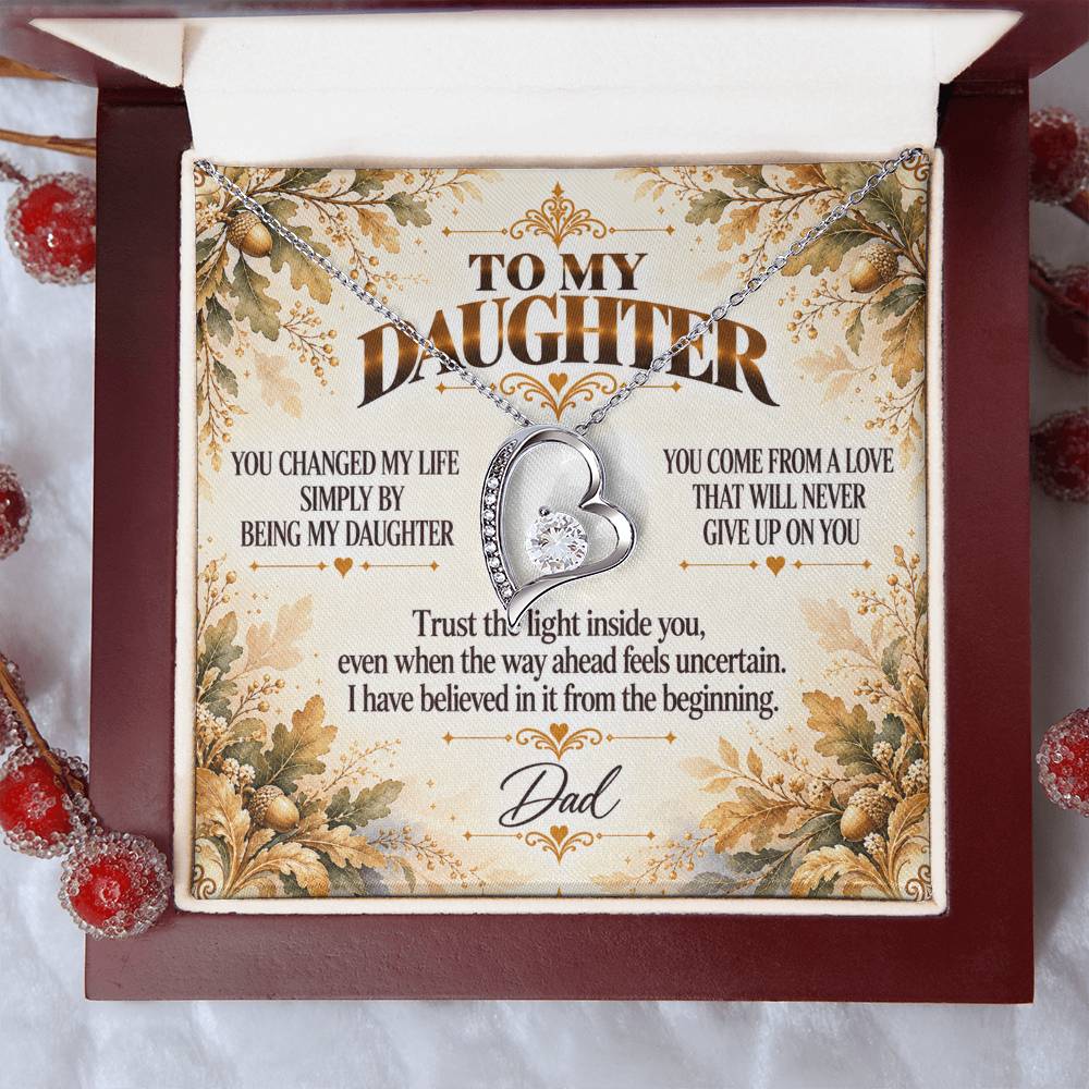 C420 - You Made Me A Better Man Simply By Giving Me The Honor Of Being Your Dad - Forever Love Necklace