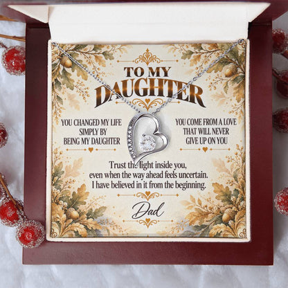 C420 - You Made Me A Better Man Simply By Giving Me The Honor Of Being Your Dad - Forever Love Necklace