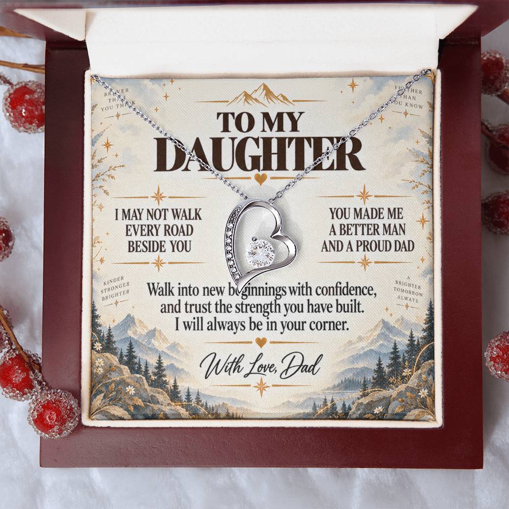 C249 - The Greatest Gift Life Gave Me Was The Chance To Love You As Your Dad - Forever Love Necklace
