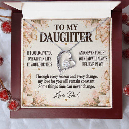 C203 - If I Could Give You One Gift It Would Be To See Yourself Through My Eyes - Forever Love Necklace