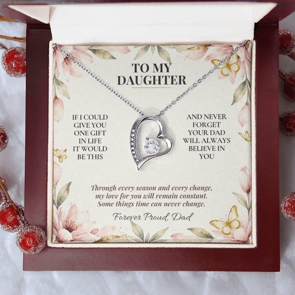 C103 - If I Could Give You One Gift It Would Be To See Yourself Through My Eyes - Forever Love Necklace