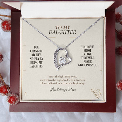 C120 - You Made Me A Better Man Simply By Giving Me The Honor Of Being Your Dad - Forever Love Necklace