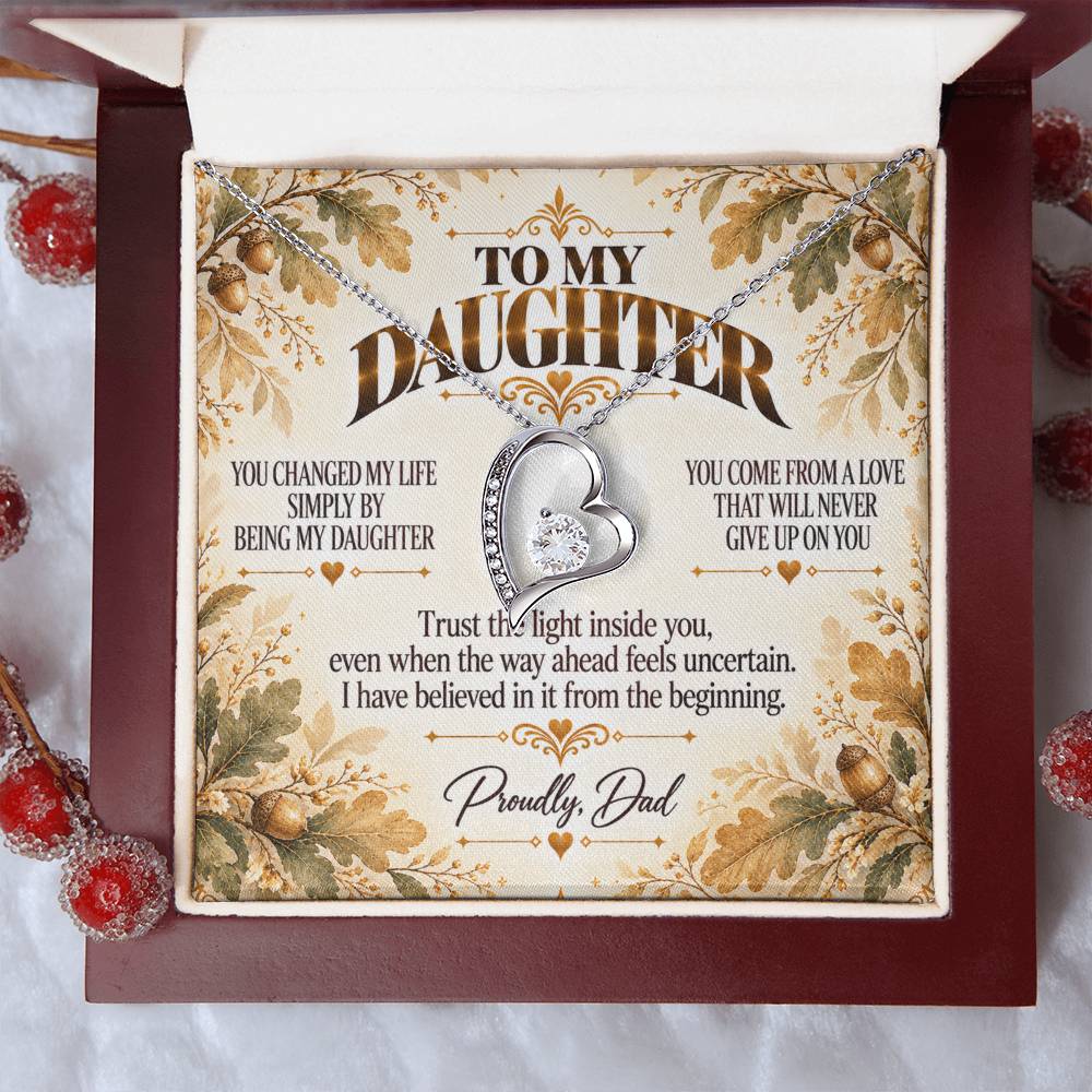 C470 - You Made Me A Better Man Simply By Giving Me The Honor Of Being Your Dad - Forever Love Necklace