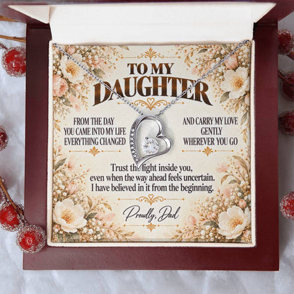 C390 - If You Ever Forget How Special You Are Remember Dad Has Never Forgotten For A Single Day - Forever Love Necklace