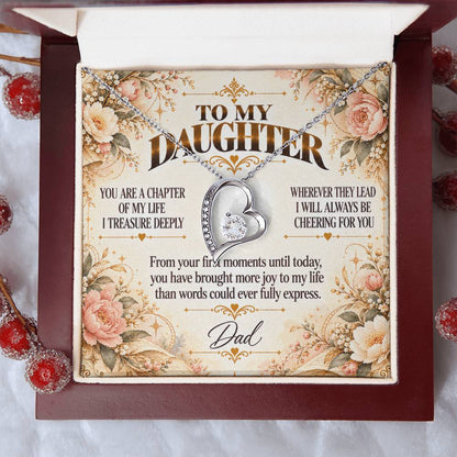 C412 - You Are The Beautiful Chapter Of My Life I Will Always Read With Pride - Forever Love Necklace