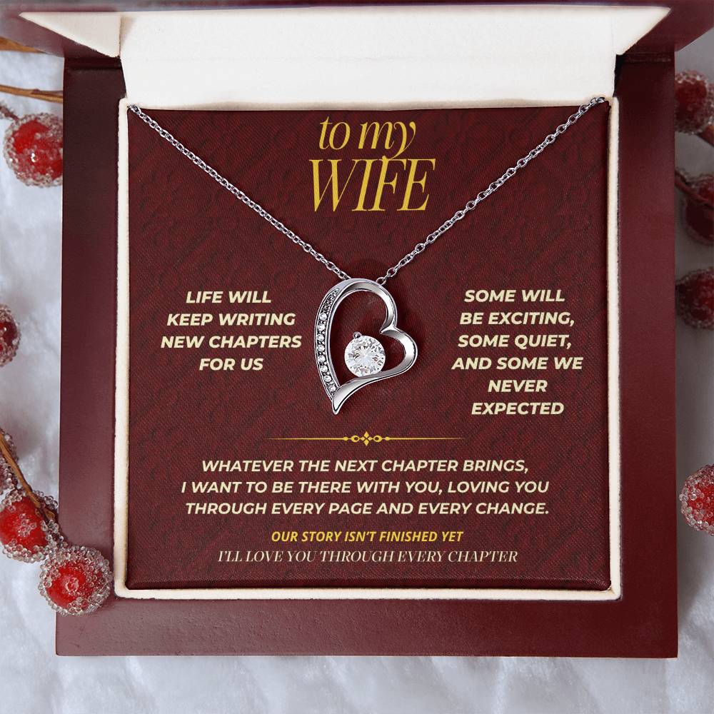 S113 - I’ll Love You In Every Chapter – Forever Love Necklace From Husband