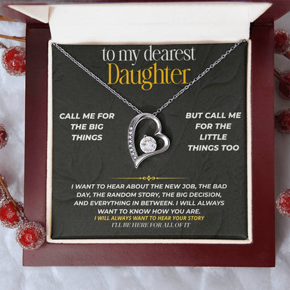 S232 - I’ll Be Here For The Big And Little Things – Forever Love Necklace From Dad